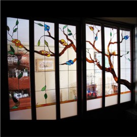 Opal Vidrieras - Vidrieras Tiffany diseño de árbol