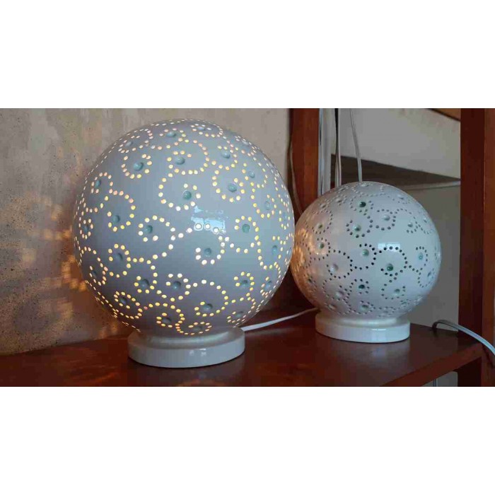 Terrissa cerámica - Lampara bola pequeña