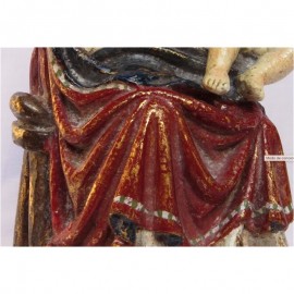 Artesanía Madres Dominicas - Escultura policromada de Virgen gótica