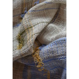 PHOLCIDAE - Chal de verano en lino y algodón gran tamaño