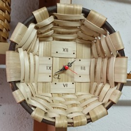 Cestería Luengo - Original reloj en fibra de castaño
