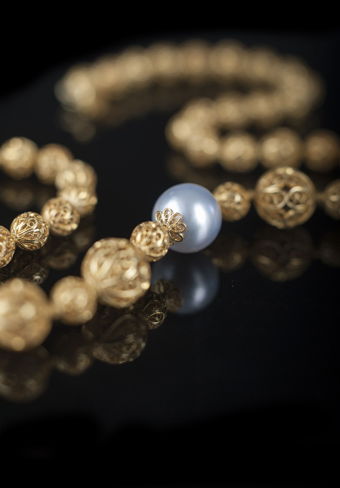 6 - Collar - Oro 18K y perla australiana